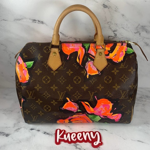 Louis Vuitton Roses Speedy 30 Monogram bag Pink Floral Sprouse Limited Edition - Picture 2 of 16
